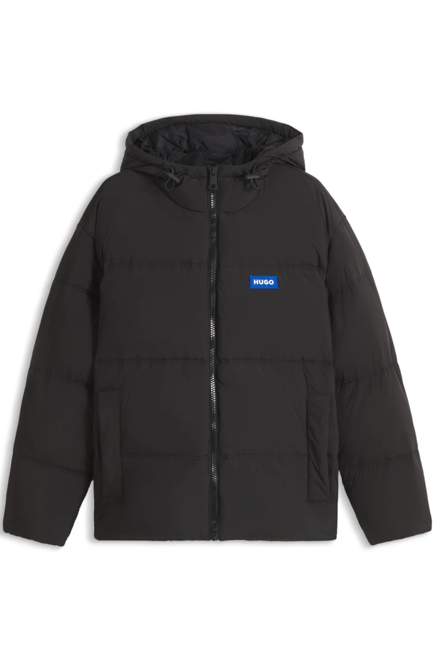Wasserabweisende Relaxed-Fit Jacke mit Logo-Badge
