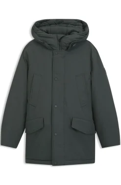 Wasserabweisender Parka mit Logo-Badge