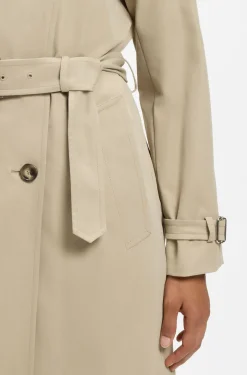 Wasserabweisender Trenchcoat mit Gürtel