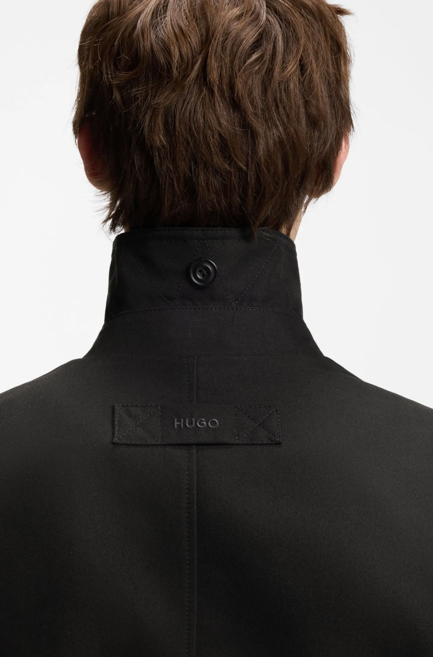 Wasserabweisender Twill-Mantel aus Baumwoll-Mix
