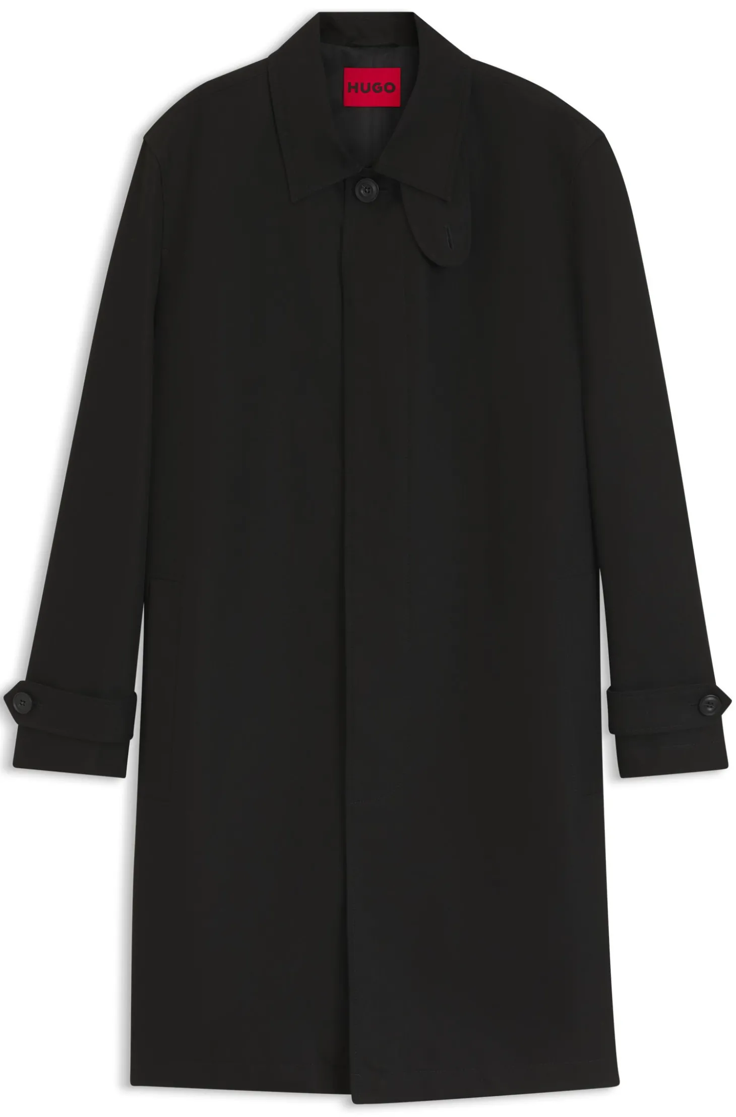 Wasserabweisender Twill-Mantel aus Baumwoll-Mix