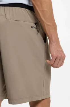 Wasserabweisende Shorts mit feiner Waffelstruktur