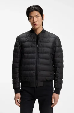 Wasserabweisende Steppjacke mit Zwei-Wege-Reißverschluss