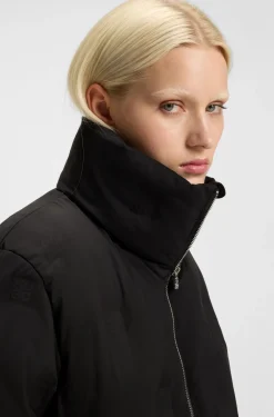 Wasserabweisende Steppjacke mit Stack-Logo-Prägung