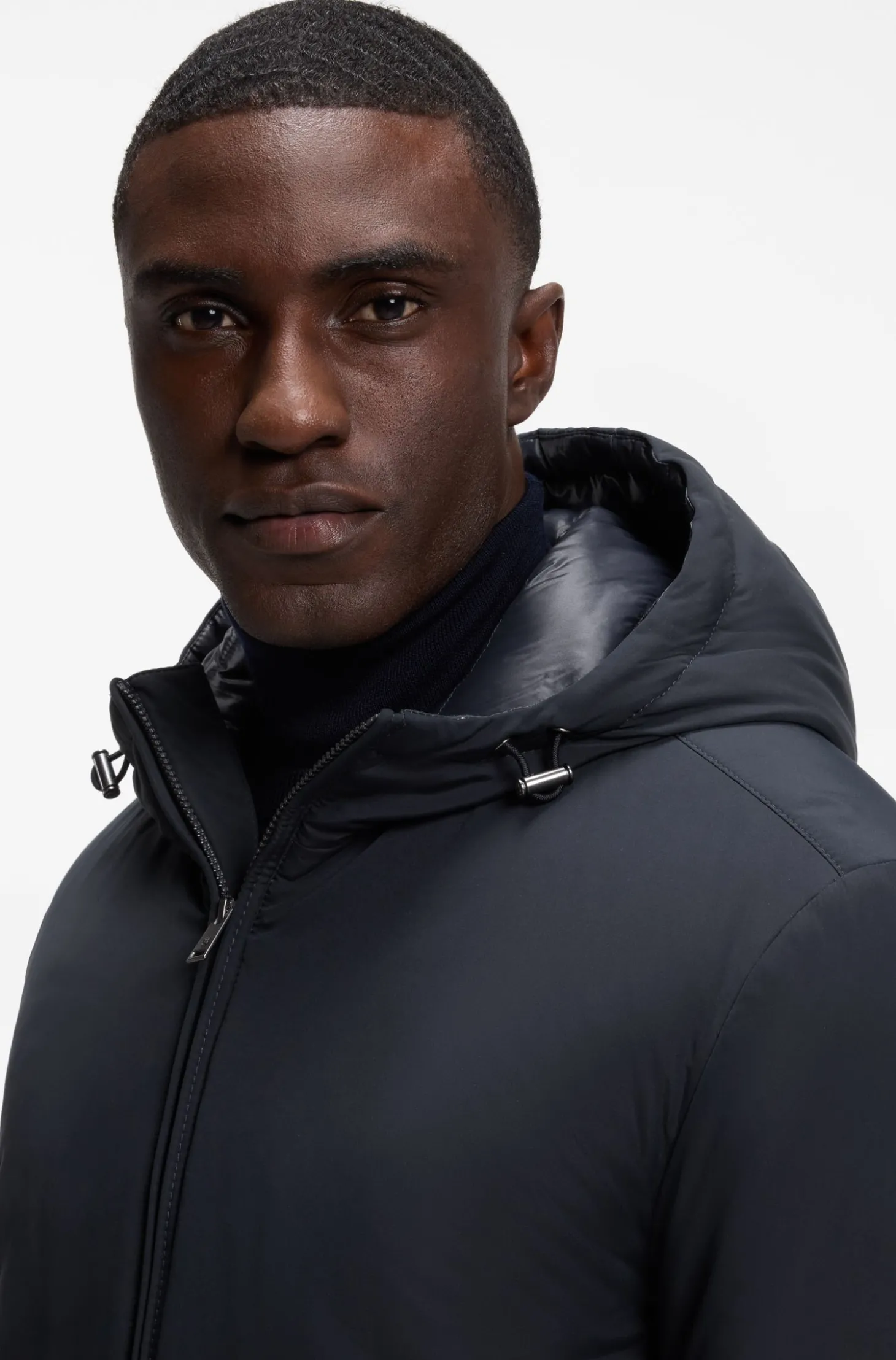 Wasserabweisende wattierte Jacke mit Double-B-Monogramm