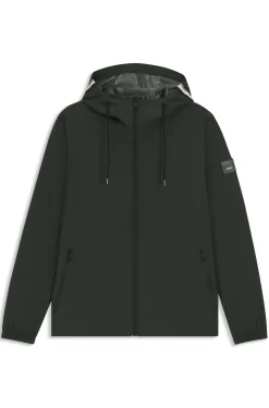 Wasserdichte Reitsport-Jacke mit verstellbarer Kapuze
