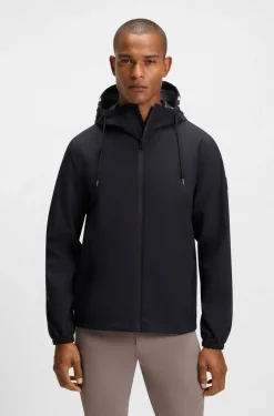 Wasserdichte Reitsport-Jacke mit verstellbarer Kapuze
