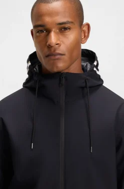 Wasserdichte Reitsport-Jacke mit verstellbarer Kapuze
