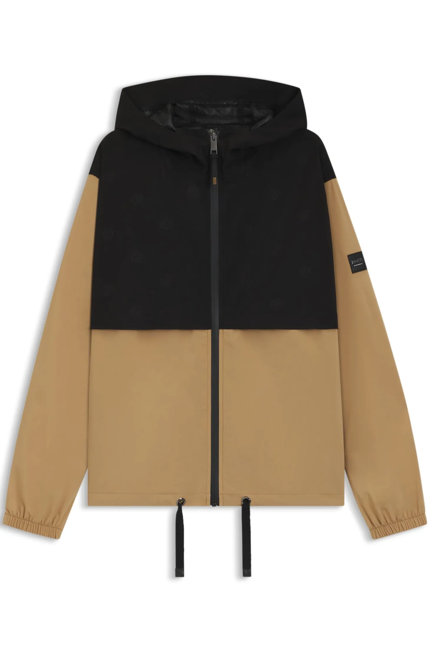 Wasserdichte Reitsport-Regenjacke mit Double-B-Monogrammen
