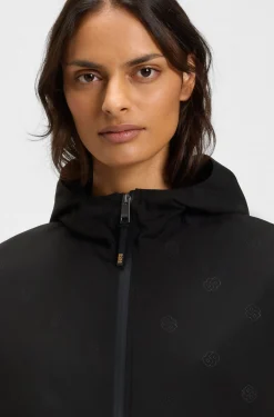 Wasserdichte Reitsport-Regenjacke mit Double-B-Monogrammen