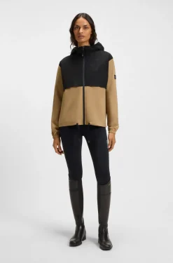 Wasserdichte Reitsport-Regenjacke mit Double-B-Monogrammen