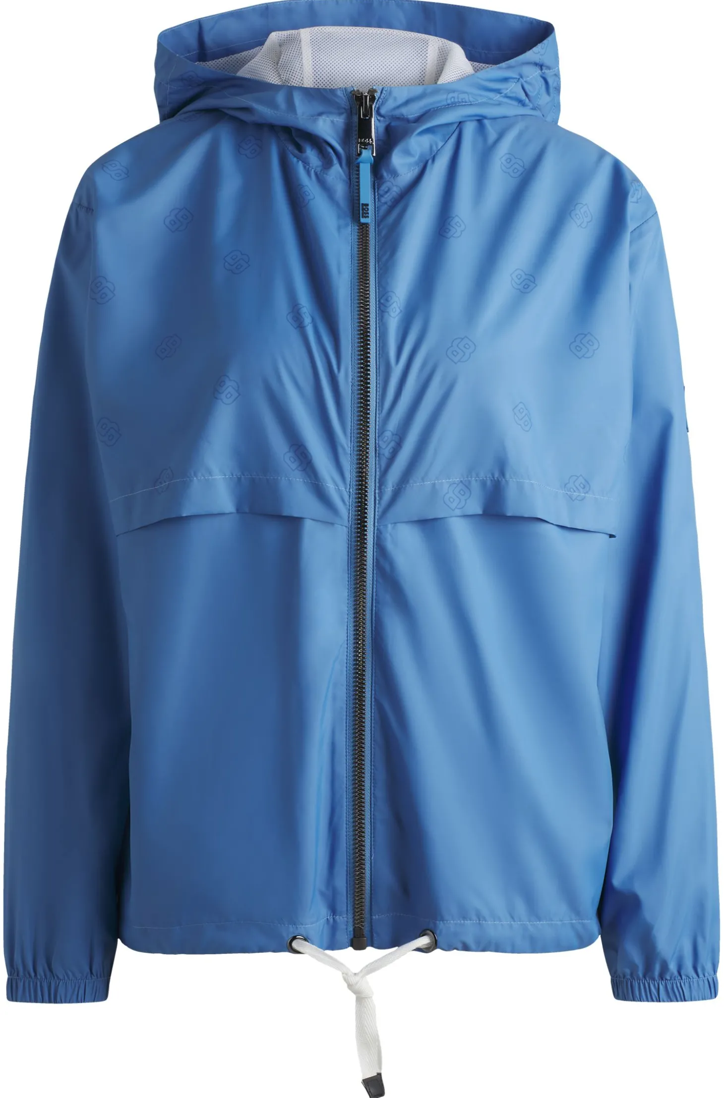 Wasserdichte Reitsport-Regenjacke mit Double-B-Monogrammen