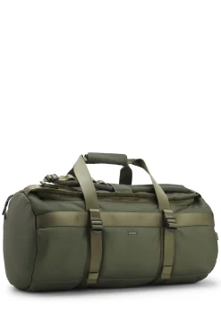 Weekender mit Rucksackriemen und Logo-Schriftzug