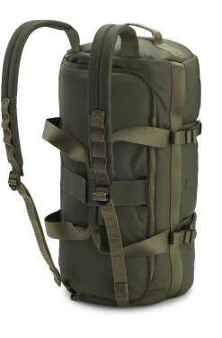 Weekender mit Rucksackriemen und Logo-Schriftzug