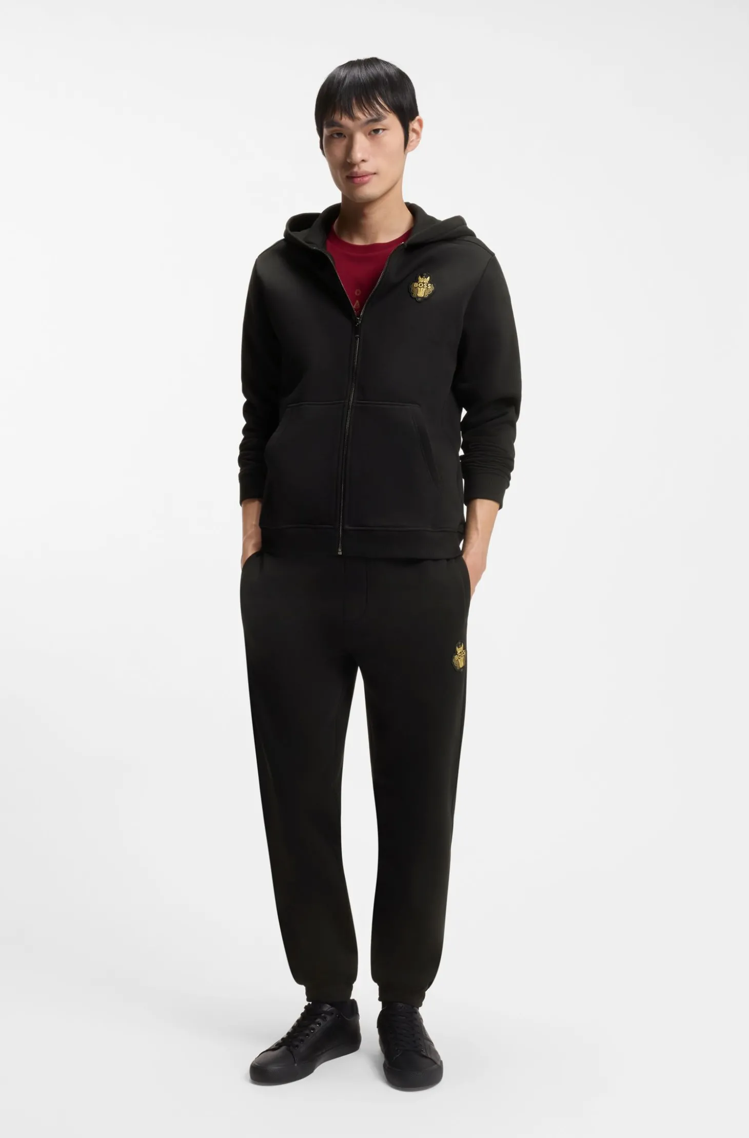 Year of the Horse Jogginghose aus Baumwoll-Terry mit Logo-Artwork