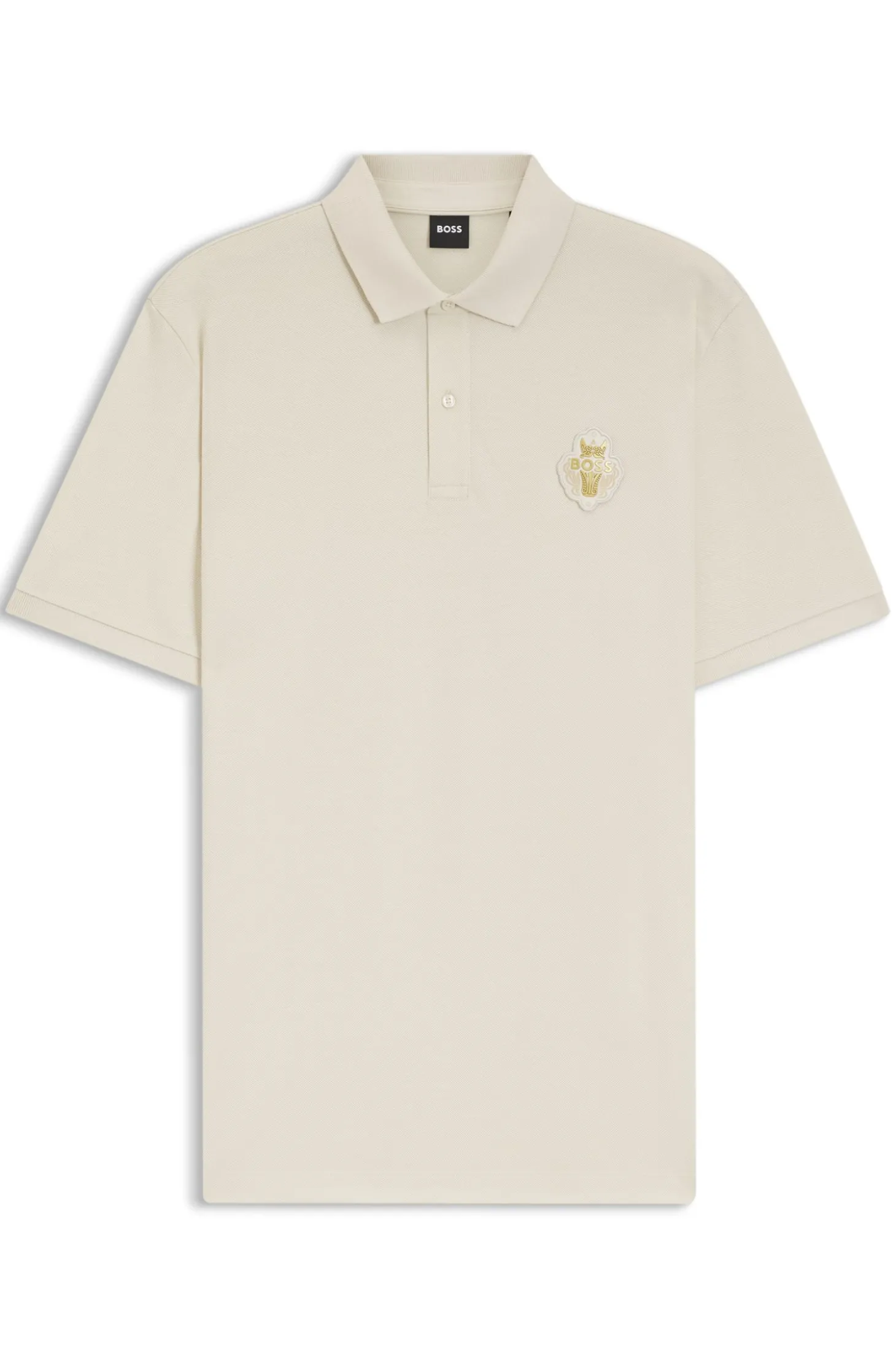 Year of the Horse Poloshirt aus Baumwoll-Piqué mit Logo-Artwork
