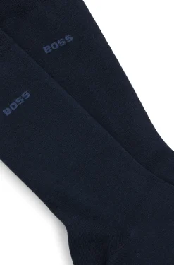 Zweierpack Business-Socken aus softer, kompakter Baumwolle