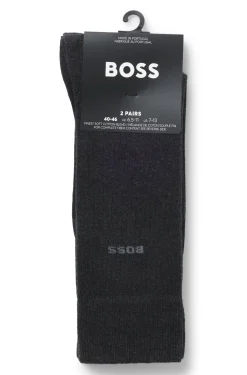 Zweierpack Business-Socken aus softer, kompakter Baumwolle
