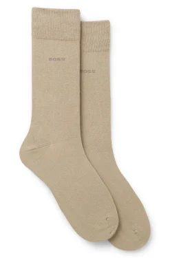 Zweierpack Business-Socken aus softer, kompakter Baumwolle