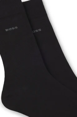 Zweierpack Business-Socken aus softer, kompakter Baumwolle