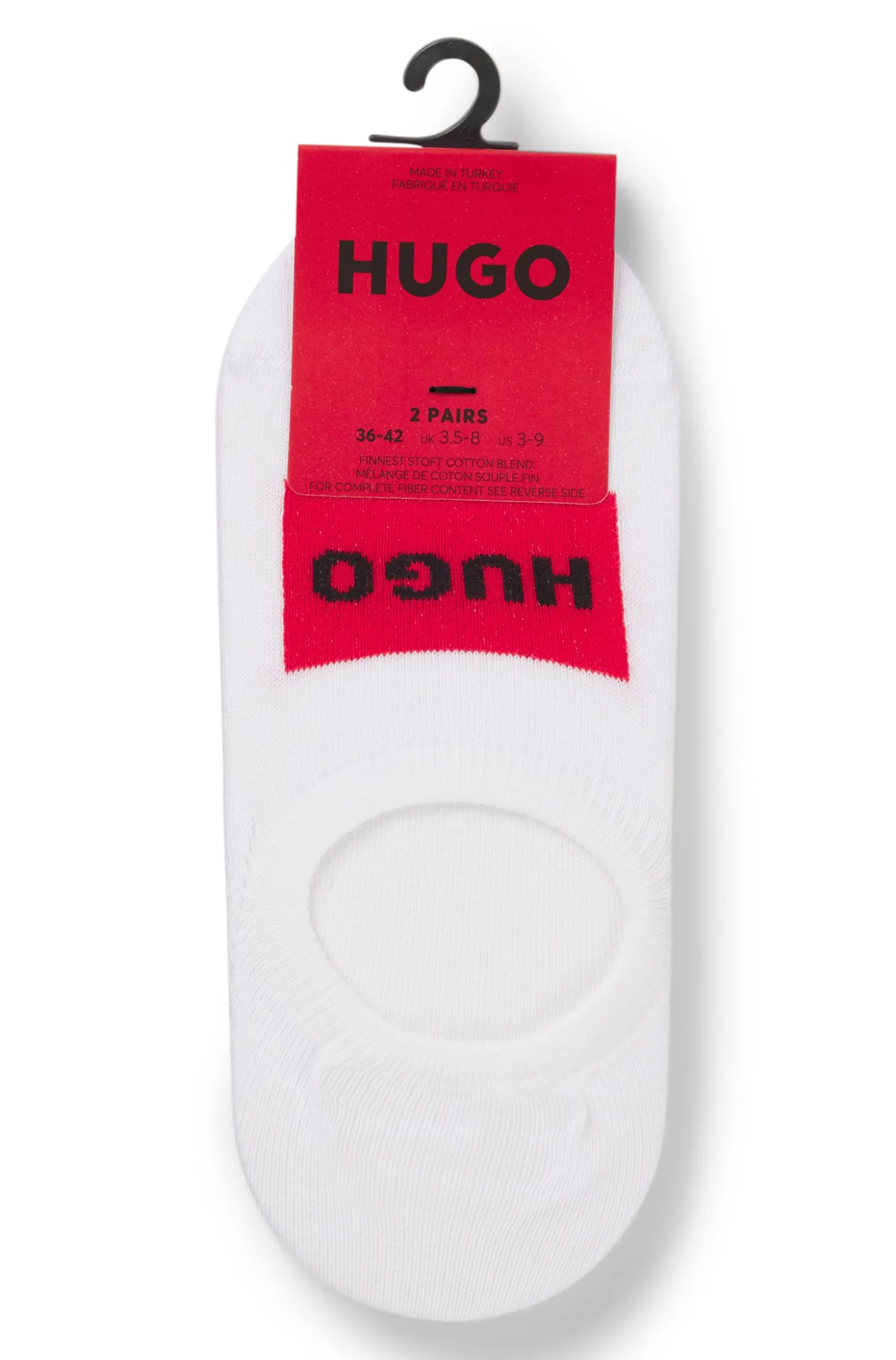 Zweierpack Füßlinge aus Baumwoll-Mix