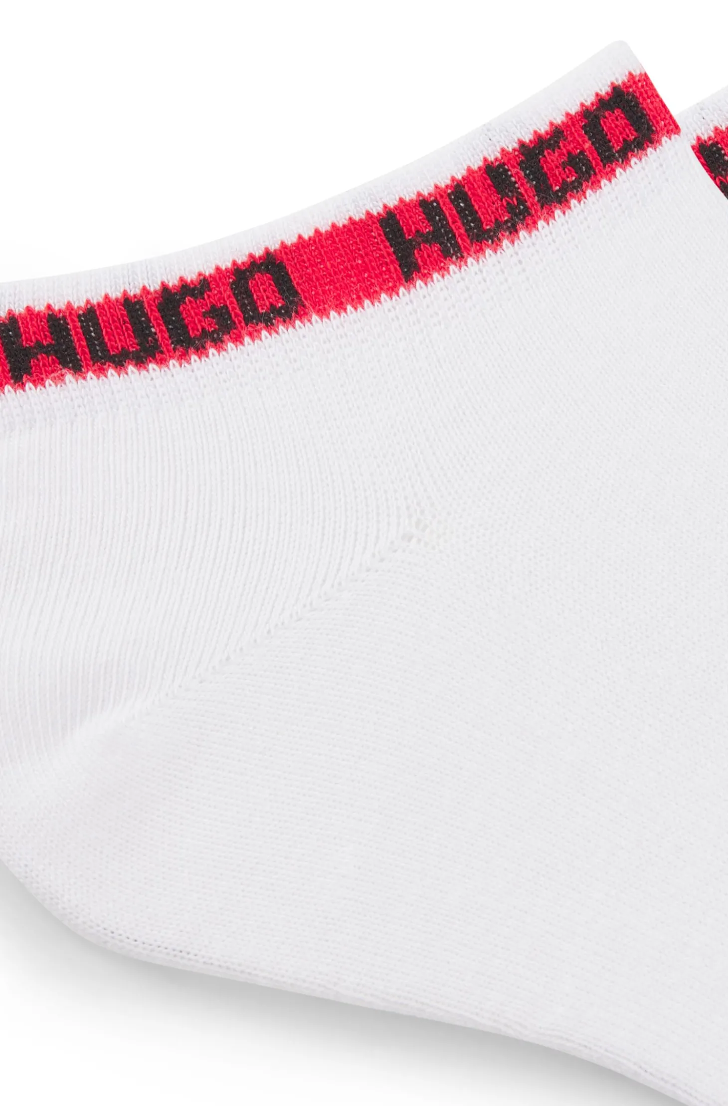 Zweierpack knöchellange Socken mit Logos