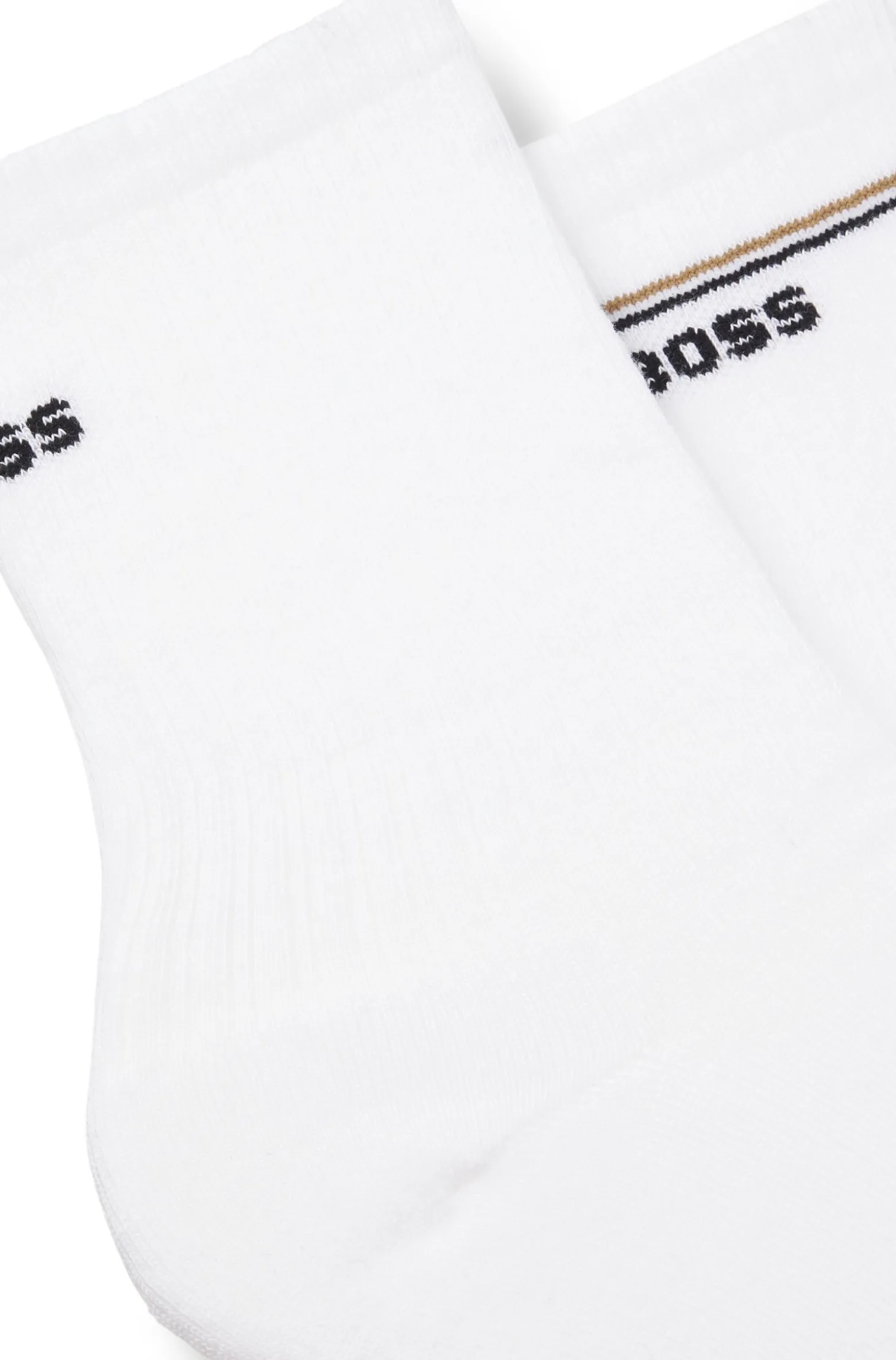 Zweierpack kurze Socken mit Logo-Details