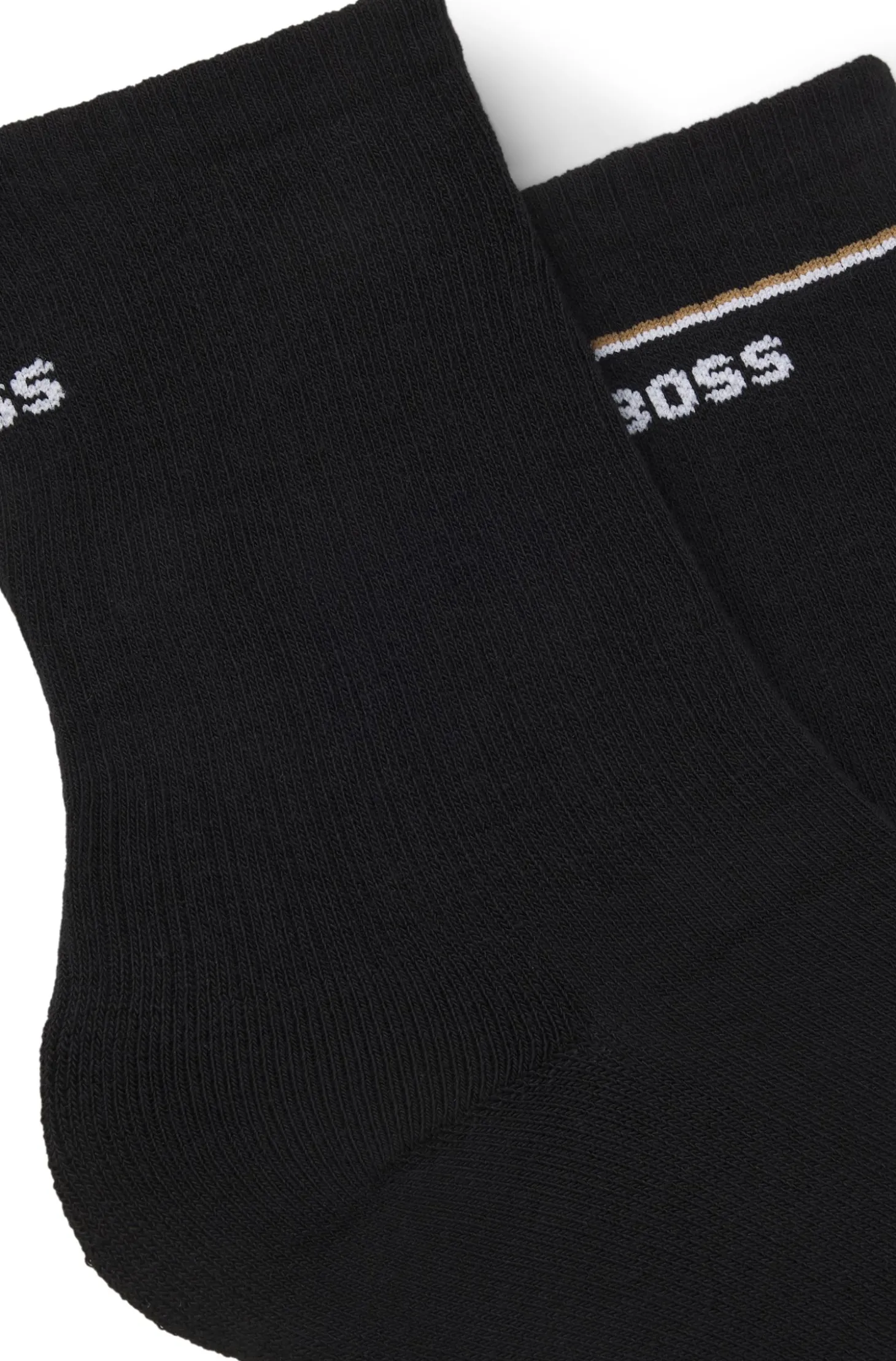 Zweierpack kurze Socken mit Logo-Details