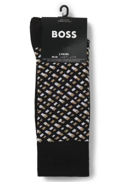 Zweierpack mittelhohe Socken aus Baumwoll-Mix