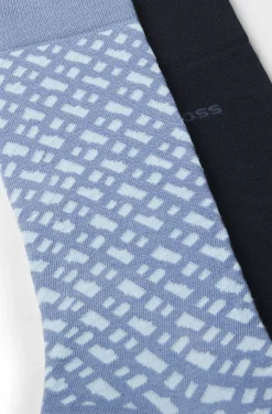 Zweierpack mittelhohe Socken aus Baumwoll-Mix