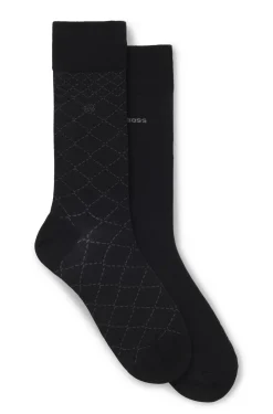 Zweierpack mittelhohe Socken aus Baumwoll-Mix