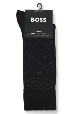 Zweierpack mittelhohe Socken aus Baumwoll-Mix