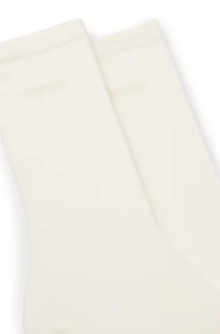 Zweierpack mittelhohe Socken mit Logos