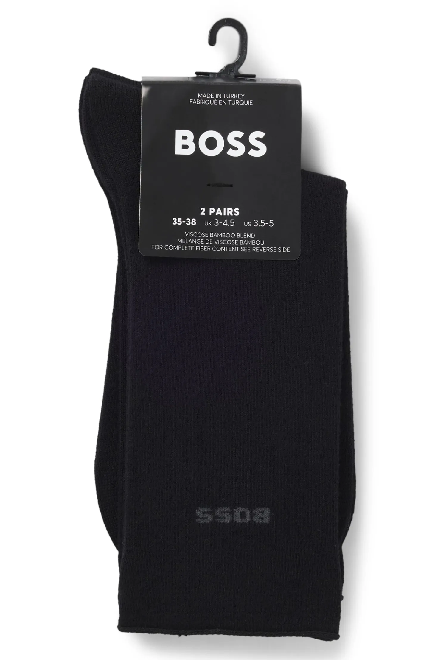 Zweierpack mittelhohe Socken mit Bambus