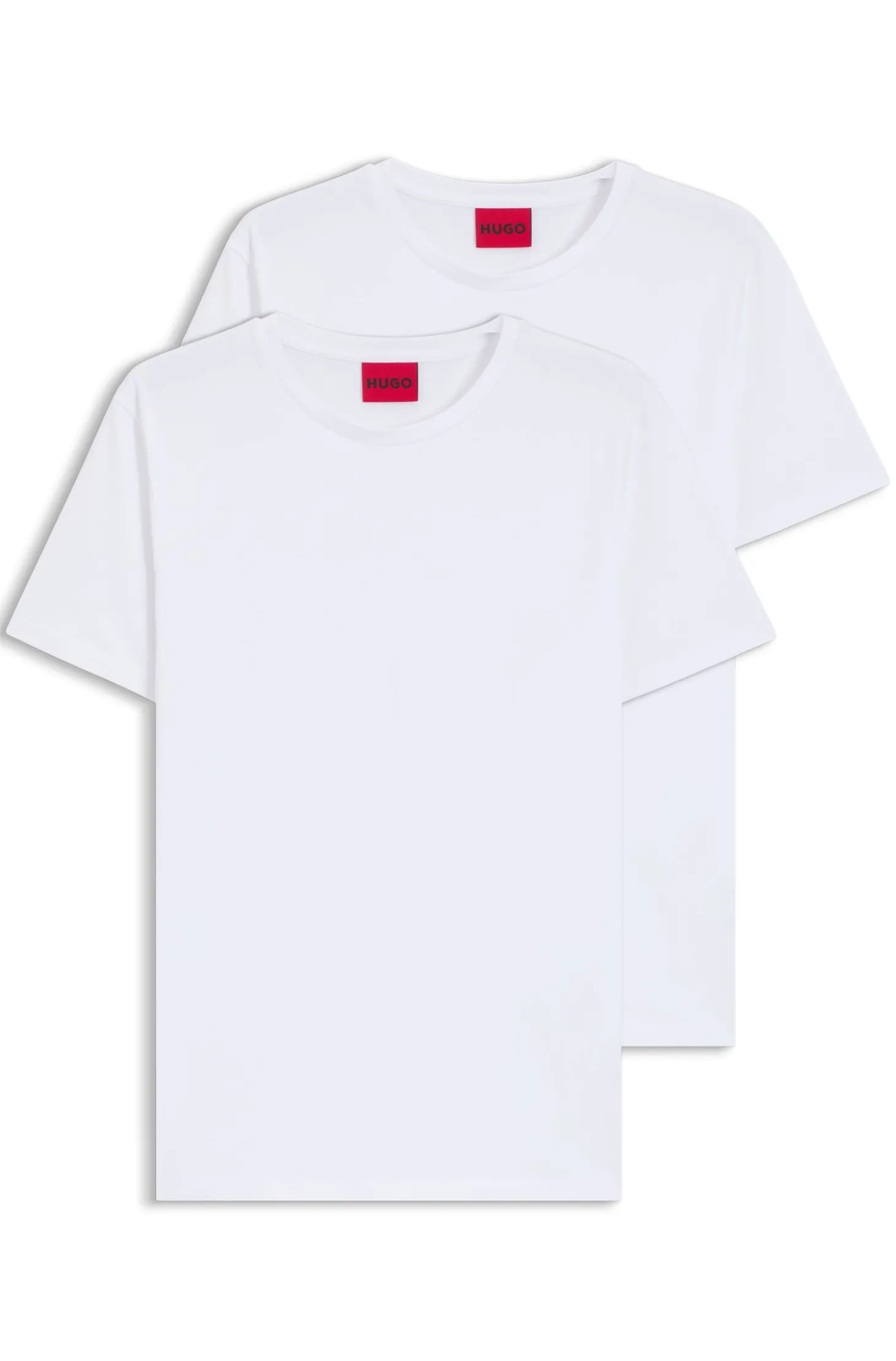 Zweierpack Slim-Fit T-Shirts aus Stretch-Baumwolle