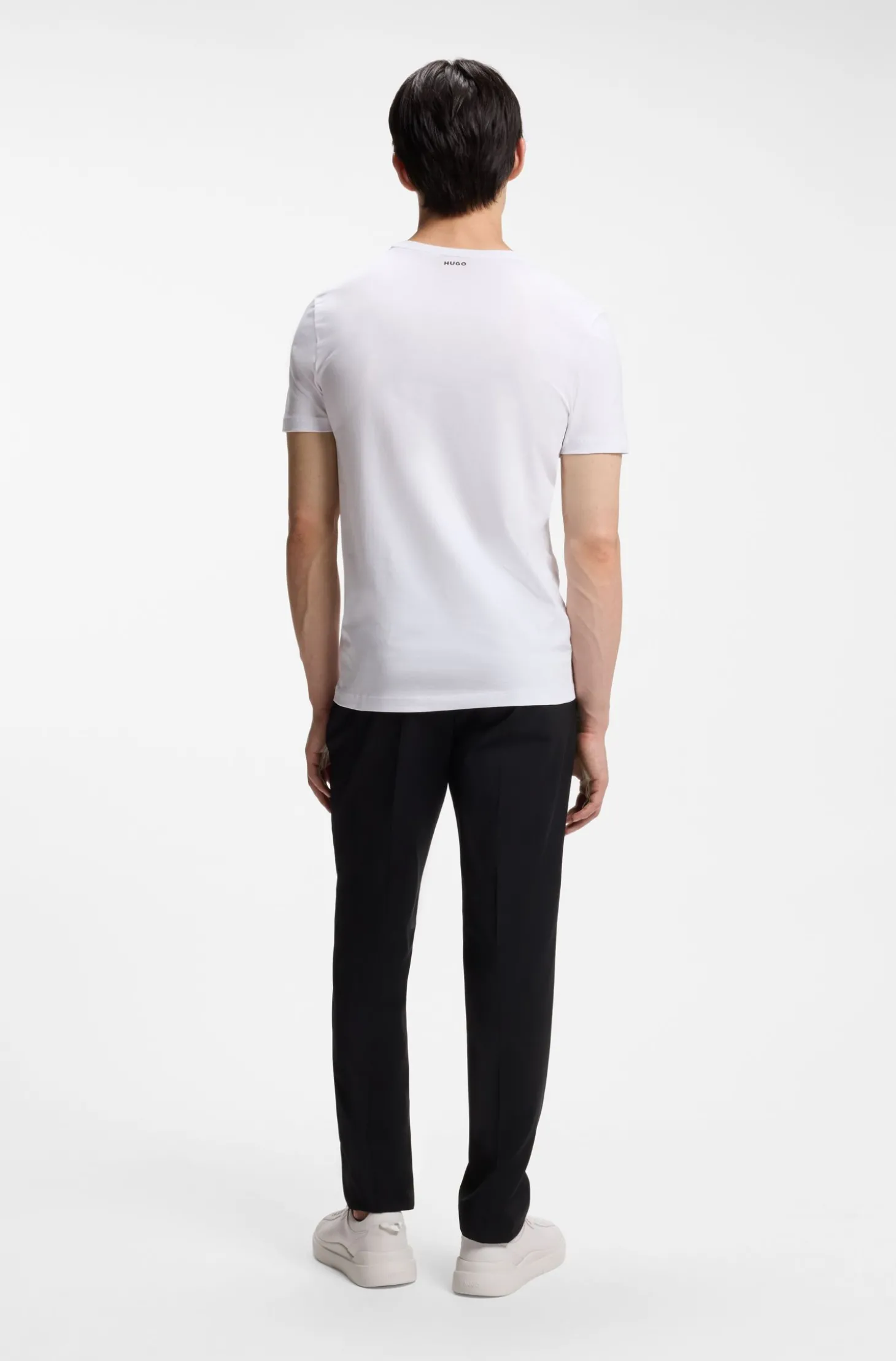 Zweierpack Slim-Fit T-Shirts aus Stretch-Baumwolle