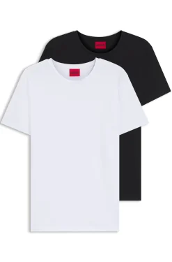 Zweierpack Slim-Fit T-Shirts aus Stretch-Baumwolle