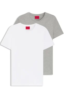 Zweierpack Slim-Fit T-Shirts aus Stretch-Baumwolle
