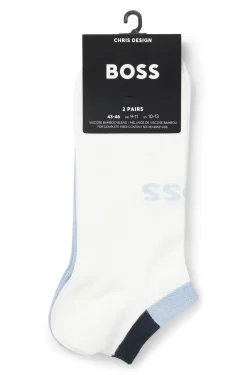 Zweierpack Sneakers-Socken aus softem Bambus-Mix