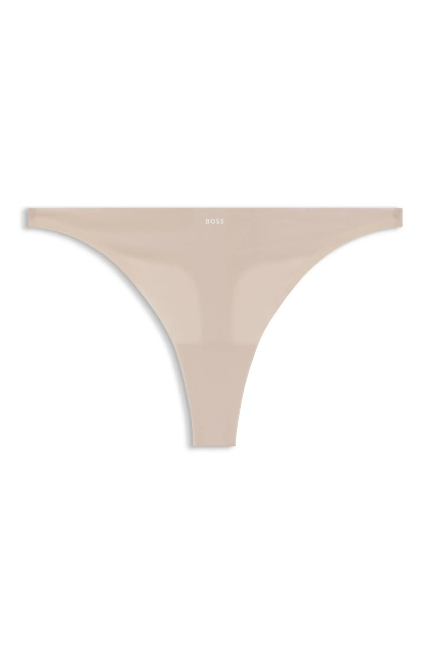 Zweifarbiger String aus Stretch-Jersey