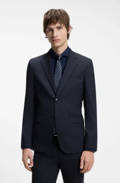Zweiteiliger Extra Slim-Fit Anzug aus gemustertem Gewebe