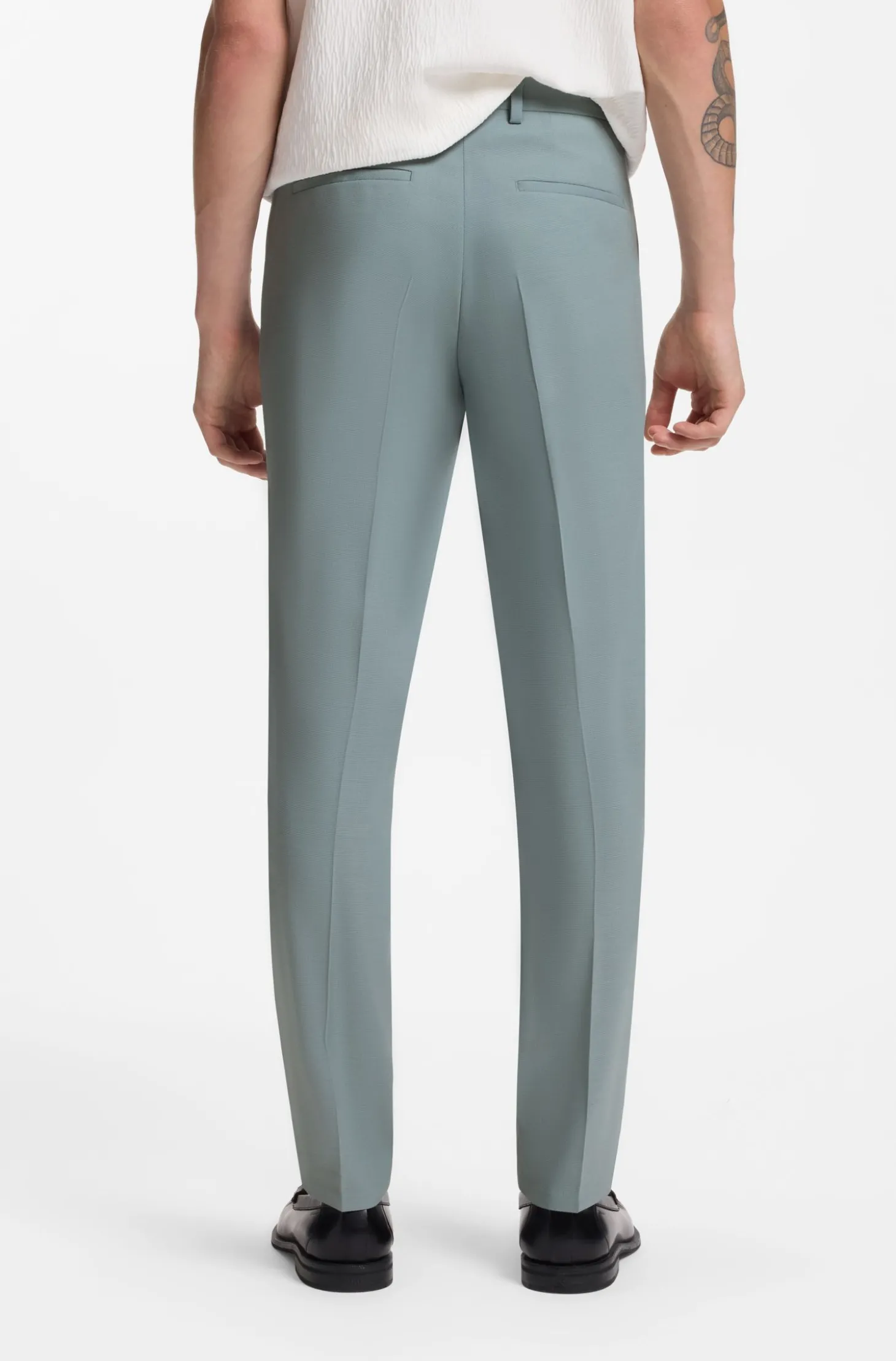 Zweiteiliger Extra Slim-Fit Anzug aus Stretch-Gewebe