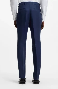 Zweiteiliger Extra Slim-Fit Anzug aus Leinen-Twill
