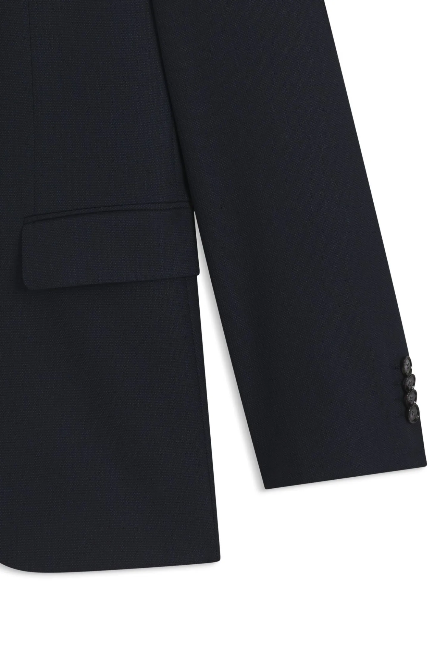 Zweiteiliger Regular-Fit Anzug aus Stretch-Gewebe