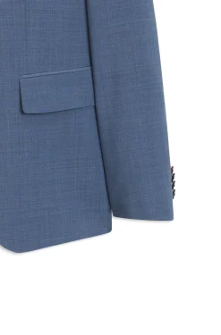 Zweiteiliger Slim-Fit Anzug aus Woll-Mix