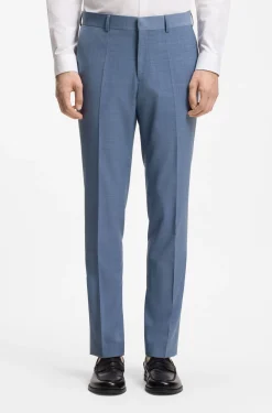 Zweiteiliger Slim-Fit Anzug aus Woll-Mix