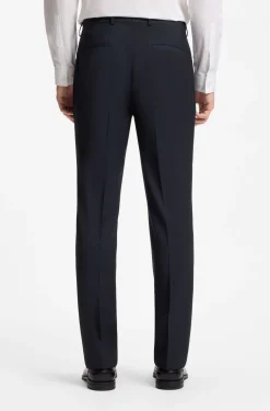 Zweiteiliger Slim-Fit Anzug aus Woll-Mix