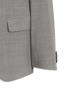 Zweiteiliger Slim-Fit Anzug aus Woll-Mix
