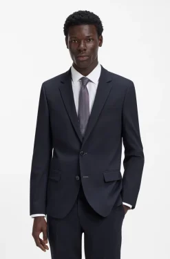 Zweiteiliger Slim-Fit Anzug aus Stretch-Gewebe