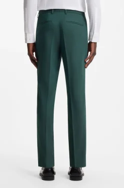 Zweiteiliger Slim-Fit Anzug aus Performance-Stretch-Twill